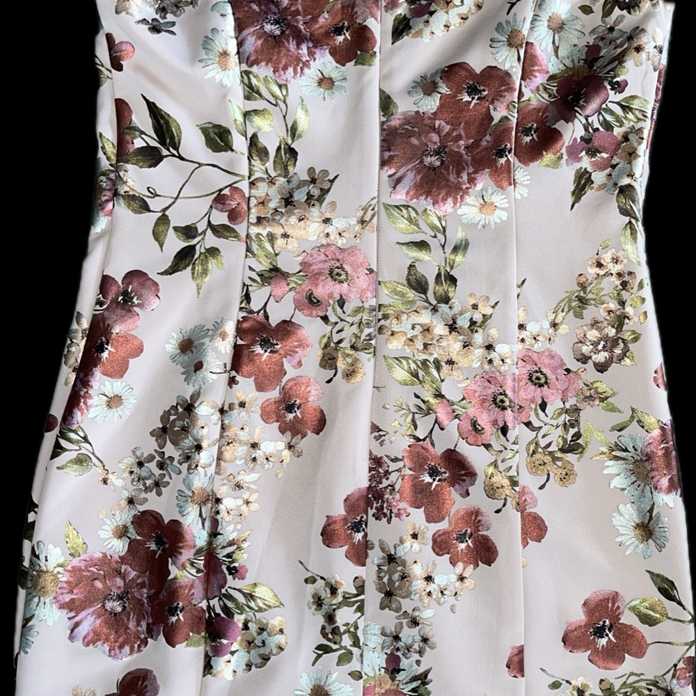 foil flower dress size 10 Velvet Fleur